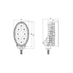 Универсальная светодиодная фара INSTAR LIGHTS — изображение 6